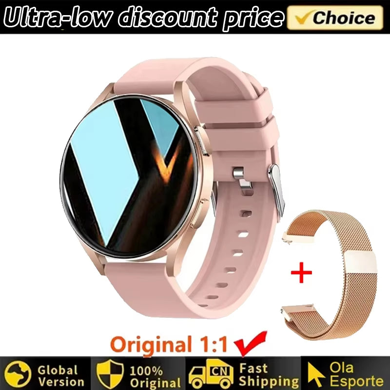 2024 New Bluetooth Call Smart Watch 6 Pro Heart Rate Custom Dials Sport Men Woman Smarthwhatch Health Monitor Smartwatch for Man