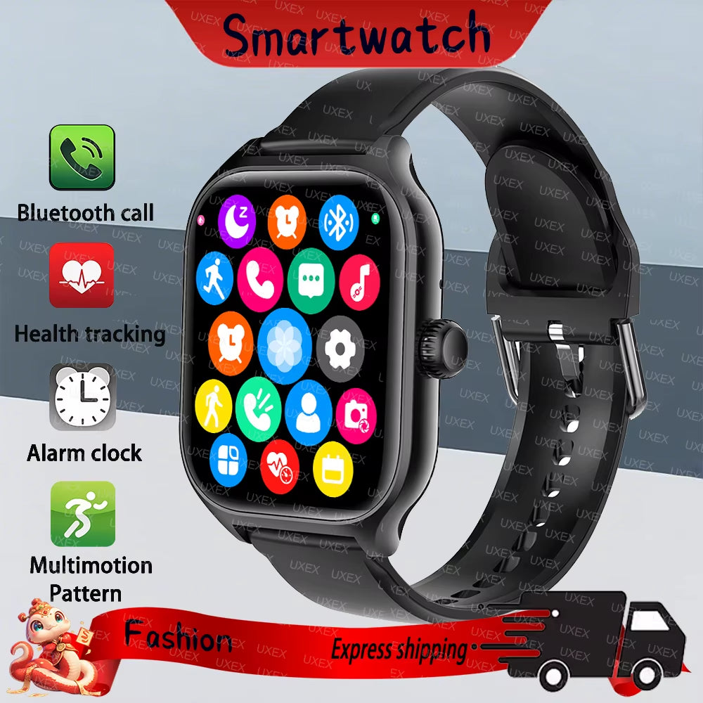Smartwacthes Men 1.73 Inch Display Fitness Bluetooth Call Health Monitoring Heart Rate Smart Bracelet Wacth Pro GTS4 Fashion New
