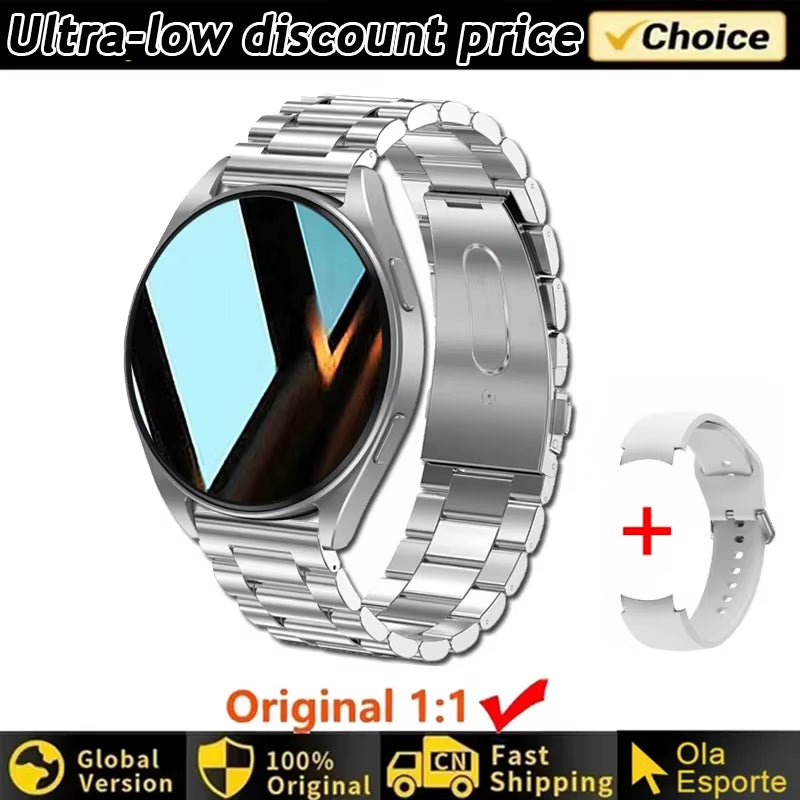 2024 New Bluetooth Call Smart Watch 6 Pro Heart Rate Custom Dials Sport Men Woman Smarthwhatch Health Monitor Smartwatch for Man