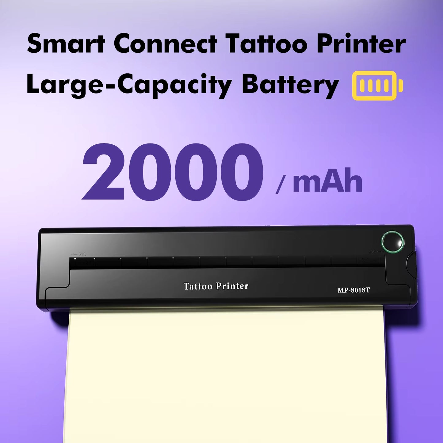 A4 Thermal Printers Wireless Bluetooth Tattoos Printer Portable Mini Thermal Printer A4 Paper Photo Printer from Mobile Phone