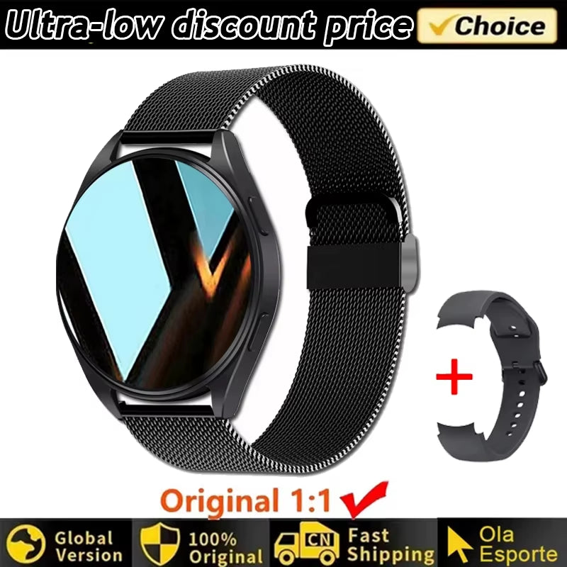 2024 New Bluetooth Call Smart Watch 6 Pro Heart Rate Custom Dials Sport Men Woman Smarthwhatch Health Monitor Smartwatch for Man